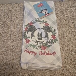 Disney Mickey Mouse Holiday Kitchen Towel Set Of 2